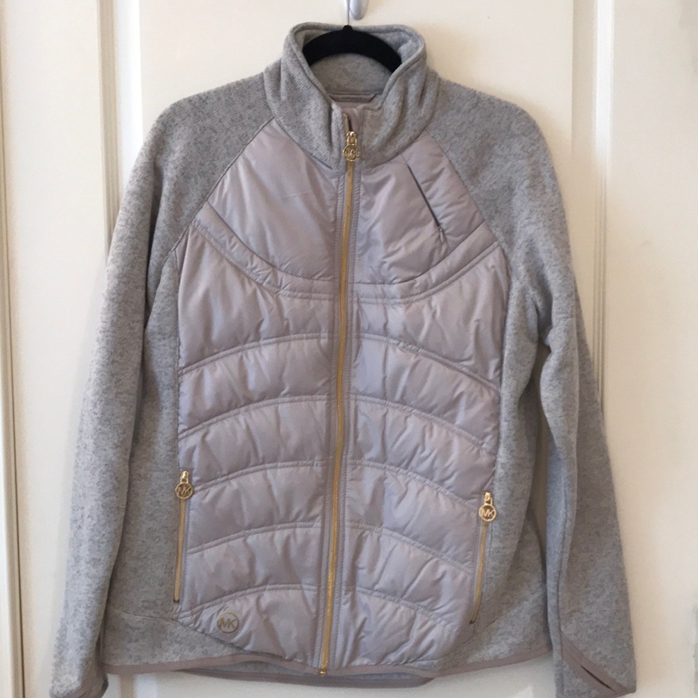 *NWT* Michael Kors Gray with Gold Hardware Jacket